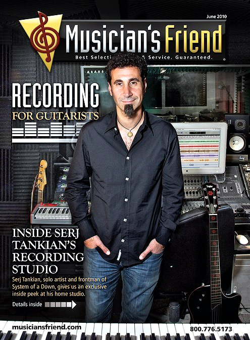 Musician's Friend - June 2010 -   (Serj Tankian)