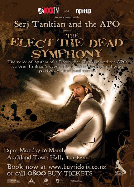 Serj Tankian APO Show Banner